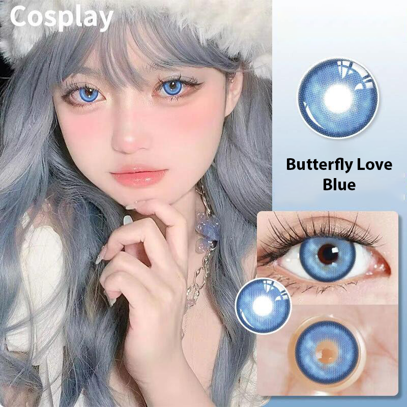 LENSPOISON-Butterfly Love Blue