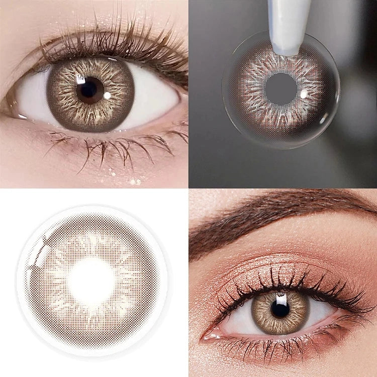 LENSPOISON-Heart Iris Brown