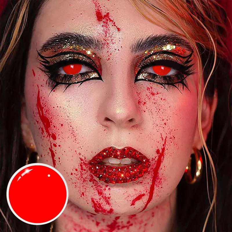 LENSPOISON-Red Out(Blind Lens No Optical Zone)